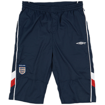 UMBRO■Classic 3 Shorts■送料込 2005-07 England Umbro 3/4 Shorts - 9/10 - (XL)