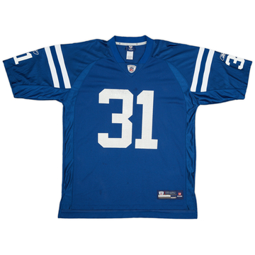 2008 11 Indianapolis Colts Manning 18 Reebok On Field Home Jersey Excellent XL