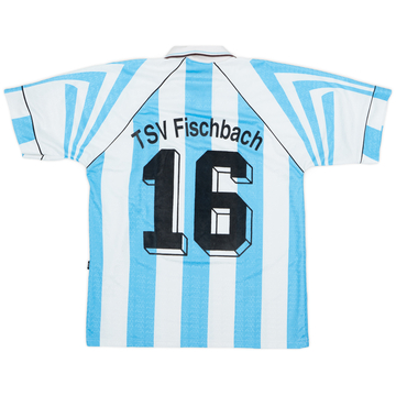 1996-98 Argentina Home L/S Shirt - 8/10 - (S)