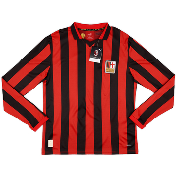 Milan A.C. Lotto シャツ Lサイズ 赤黒 Vintage Lotto AC Milan Jersey Red Soccer Kit Long Sleeve