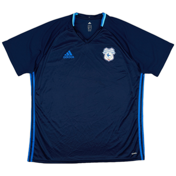 2015 16 Cardiff City adidas 1 4 Zip Sweat Top 8 10 XL