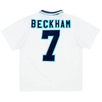 通販 公式サイト - 驚きの激安価格 1995-97 England (M) - 8/10 - #7 Beckham Shirt Home Tops