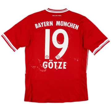 2013-14 Bayern Munich Home Shirt Gotze #19 - 3/10 - (XL.Boys)