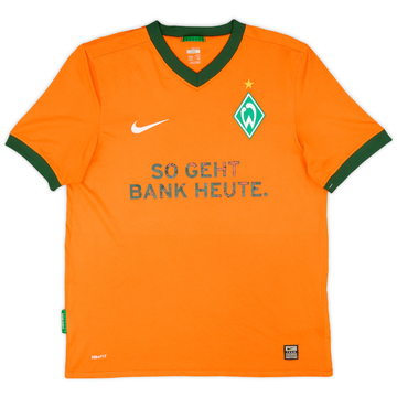 2010-11 Werder Bremen Player Issue Away L/S Shirt - 9/10 - (L)