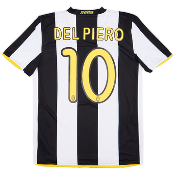 2008-09 Juventus Home Shirt Del Piero #10 - 7/10 - (S)