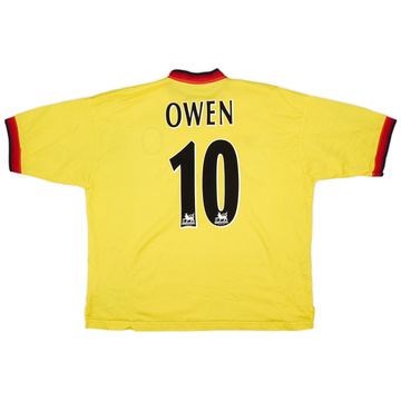 1997-99 Liverpool Away Shirt Owen #18 - 8/10 - (S)