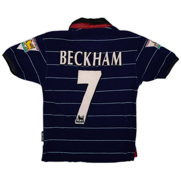 1999-00 Manchester United Third Shirt Beckham #7 - 9/10 - (XL)