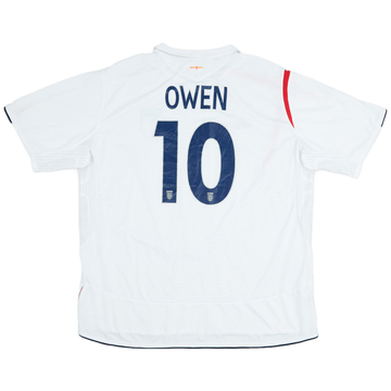 2003-05 England Home Shirt Owen #10 - 7/10 - (S)