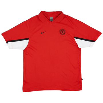 2003-04 Manchester United Nike Polo Shirt - 8/10 - (M)