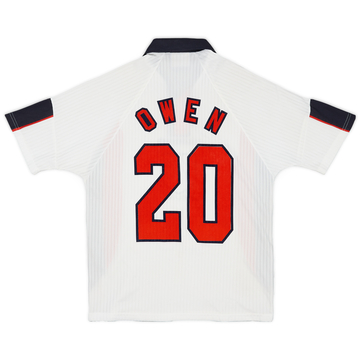 1997/98/99 England  L/S Mサイズ 1997-99 England Home Shirt #9 - 6/10 - (L)