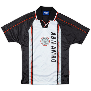 アヤックス 98/99 アウェイ ユニフォーム Ajax XL 1998-99 Ajax Away Shirt Dani #14 - 7/10 - (XL.Boys)