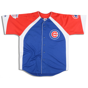 2004-08 Chicago Cubs Lee #25 Majestic Home Jersey - 7/10 - (3-4 Years)