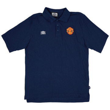 1999-00 Manchester United Umbro Polo Shirt - 9/10 - (XL)