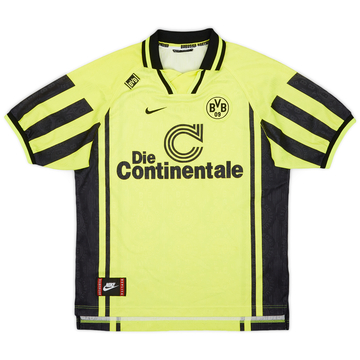 ホットセール 口コミ Dortmund Borussia 1996-97 Home (XL - 7/10 - #19 Sousa Shirt ウェア