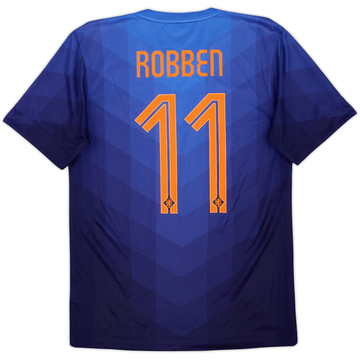 Camiseta de visitante de los Países Bajos 2014-15 Robben #11 - 6/10 - (S)
