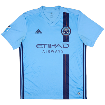 2017-18シーズン　ニューヨークシティFC アディダス　ホームユニフォーム 2019-20 New York City FC Home Shirt - 7/10 - (L)