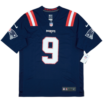 ビンテージ　New England Patriots 12番 ユニフォーム L Youth Nike Mac Jones Navy New England Patriots Game Jersey