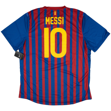 2011-12 Barcelona Home Shirt Messi #10 (XXL)