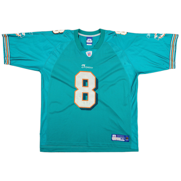 2008 10 Miami Dolphins Brown 23 Reebok On Field Home Jersey Good XXL
