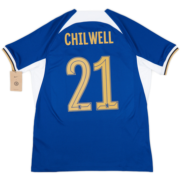 【即発送可能】 2022-23 Chelsea Match Issue Home Shirt Chilwell #21 ウェア