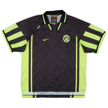 Borussia Dortmund away 1996-97 L ドルトムント Vintage Borussia Dortmund 1996 1997 Away Jersey Trikot
