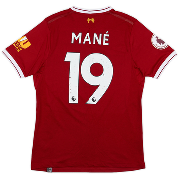 2017 18 Liverpool 125 Years Home Shirt Mane 19 5 10 L