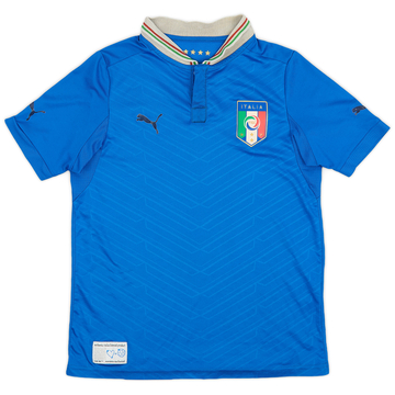 2007-08 Italy Home Shirt - 6/10 - (L.Boys)