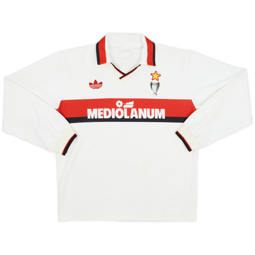 1990-91 AC Milan Away L/S Shirt - 6/10 - (M)