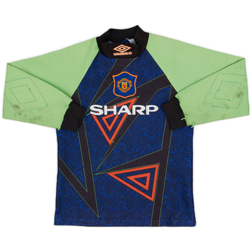 1994-96 Manchester United GK Shirt - 7/10 - (L.Boys)