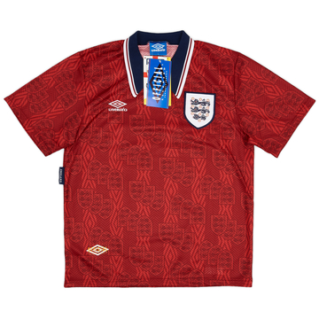 1993-95 England Away Shirt - 7/10 - (XL)