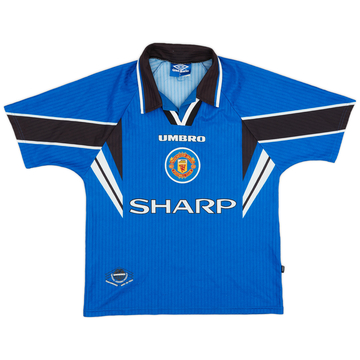 1996-98 Manchester United Third Shirt Beckham #10 - 8/10 - (L)
