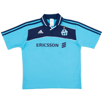2000-01 Olympique Marseille adidas Track Jacket - 7/10 - (M)