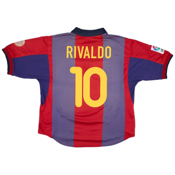 2000-01 Barcelona Home Shirt Xavi #16 - 6/10 - (XXL)