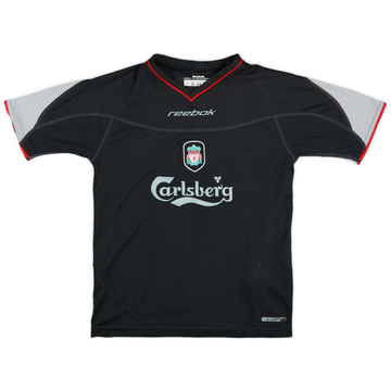 【03-04】Liverpool FC アウェイユニフォーム Reebok L 2003-04 Liverpool Away Shirt - 8/10 - (L.Boys)
