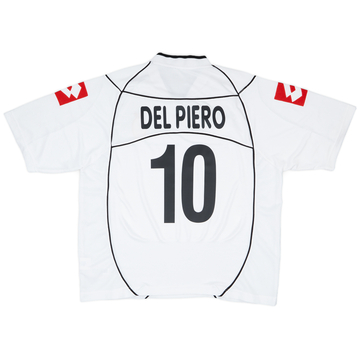 2002-03 Juventus Away Shirt Del Piero #10 - 8/10 - (M)