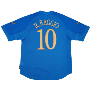 2004-06 Italy Home Shirt Baggio #10 (XXL)