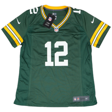 2012 22 Green Bay Packers Rodgers 12 Nike Game Home Jersey Womens XL