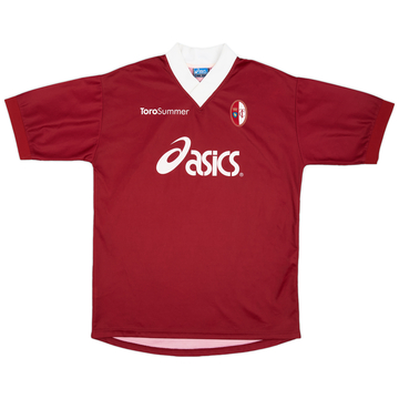 トリノ TORINO FC ゲームシャツ アシックス asics 2006-07 Torino Asics Training Shirt - 9/10 - (S)