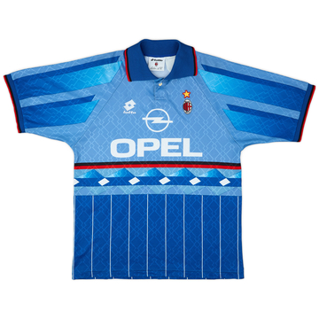 1995-96 AC Milan Home L/S Shirt Maldini #3 - 6/10 - (M)