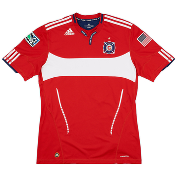 2010 Chicago Fire Player Issue Techfit Home L/S Shirt - 8/10 - (S)