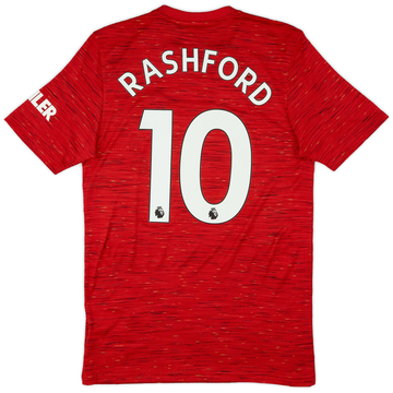 19-20 Manchester United RASHFORD 10番　 M 2020-21 Manchester United Authentic Home Shirt Rashford #10