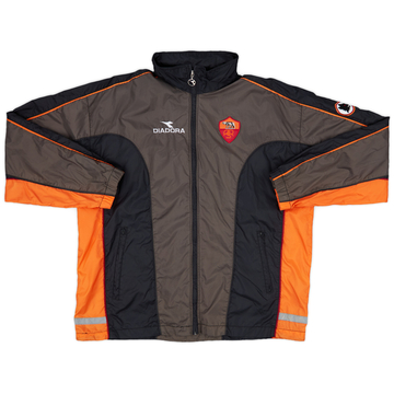 買い誠実 1999-00 Roma (S) - 9/10 - Jacket Rain Hooded Diadora ウェア