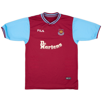 2001/03 DI CANIO #10 West Ham Vintage FILA Away Football