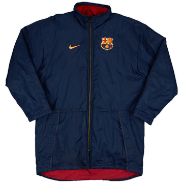ウェア NIKE FC Barcelona Official Bench Coat L 2007-08 Barcelona Nike Padded Bench Coat - 6/10 - (S)