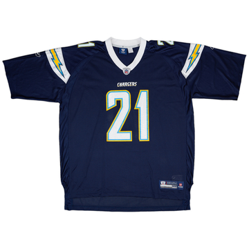 2008-09 San Diego Chargers Tomlinson #21 Reebok On Field Away