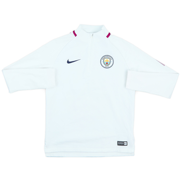 2018-19 Manchester City Nike 1/4 Zip Training Top - 9/10 - (S)