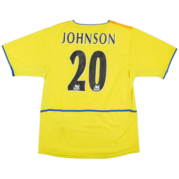 2002-03 Leeds United Camiseta Visitante Johnson #20 - 6/10 - (M)
