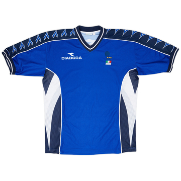 1992-94 Italy FIGC Diadora Training L/S Shirt - 8/10 - (XL)