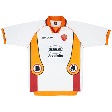 1998-99 Roma Match Issue Away Shirt Candela #5 1998-99 Roma Match Issue Away Shirt Candela #5