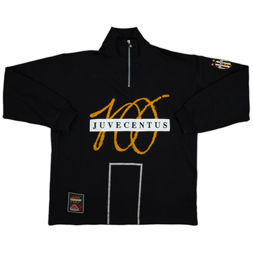 1995-96 Juventus Kappa 1/4 Zip Fleece Top - 8/10 - (XL)